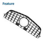 Front Upper Bumper Grille for Mercedes-Benz E300 (2009–2013) Black