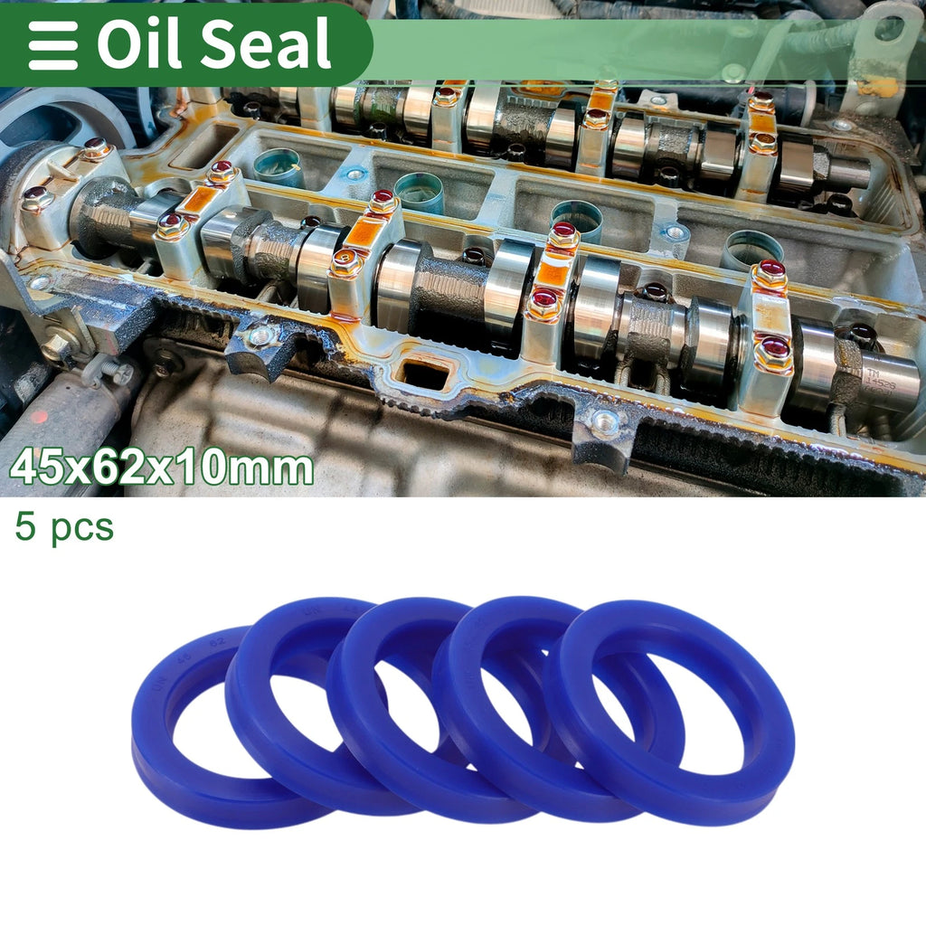 Set of 5 Oil Seal Rotary Shaft Seal 45x62x10mm for Various Models