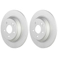 Set of 2 Bosch QuietCast Rear Disc Brake Rotors for Mercedes-Benz V Metris (2016–2023)