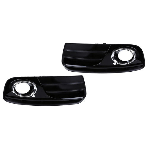 1 Pair ABS Front Bumper Fog Light Grille Cover Trim for Audi Q5 (2013–2017)