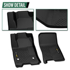 TPE Floor Mats for Chevrolet Colorado/GMC Canyon Crew Cab (2023–2024)
