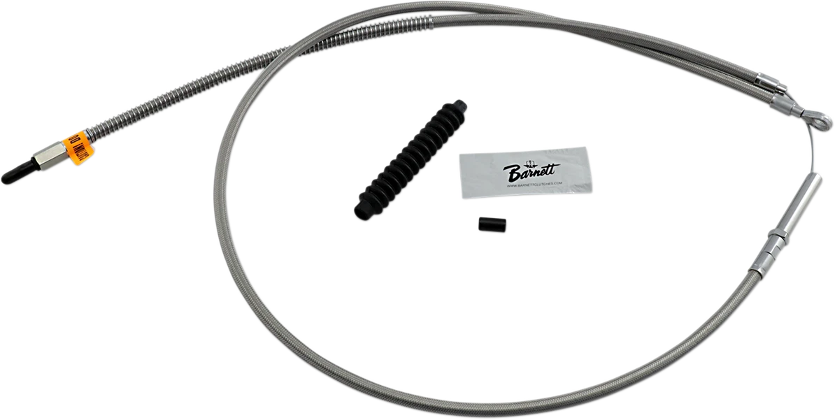 Barnett Stainless Steel Clutch Cable for Harley-Davidson (+10")