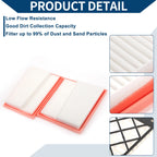 Set of 2 Engine Air Filters No. 6420940204 for Mercedes-Benz C320 (2000–2015)