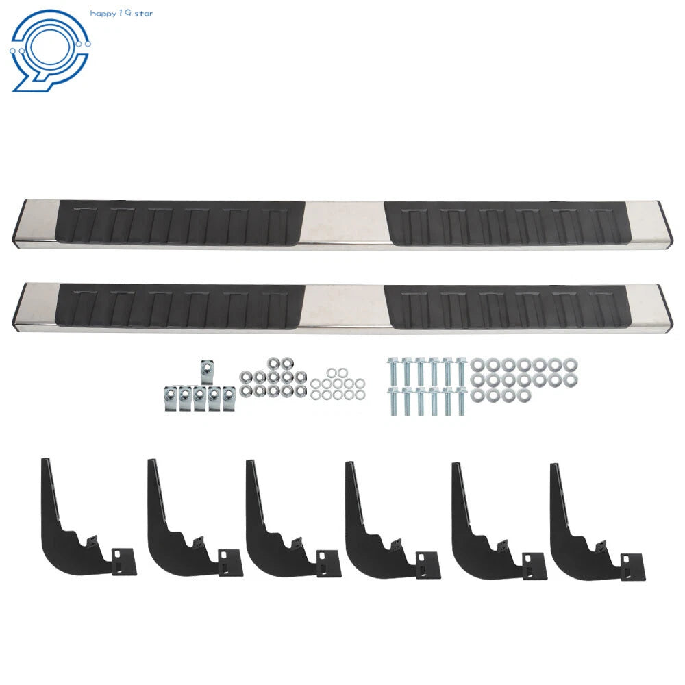 6" Side Steps Nerf Bars for Dodge Ram 1500 Crew Cab (2009–2018)
