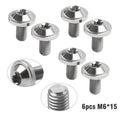 6 x M6x15mm Alloy Torx Head Screws for Titan Motorcycle Bike