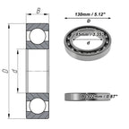 Deep Groove Ball Bearings 85x130x22mm for Scooter Skateboard (6017)