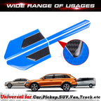 Blue Reflective Carbon Fiber Door Guard for Car Side (2011-2017)