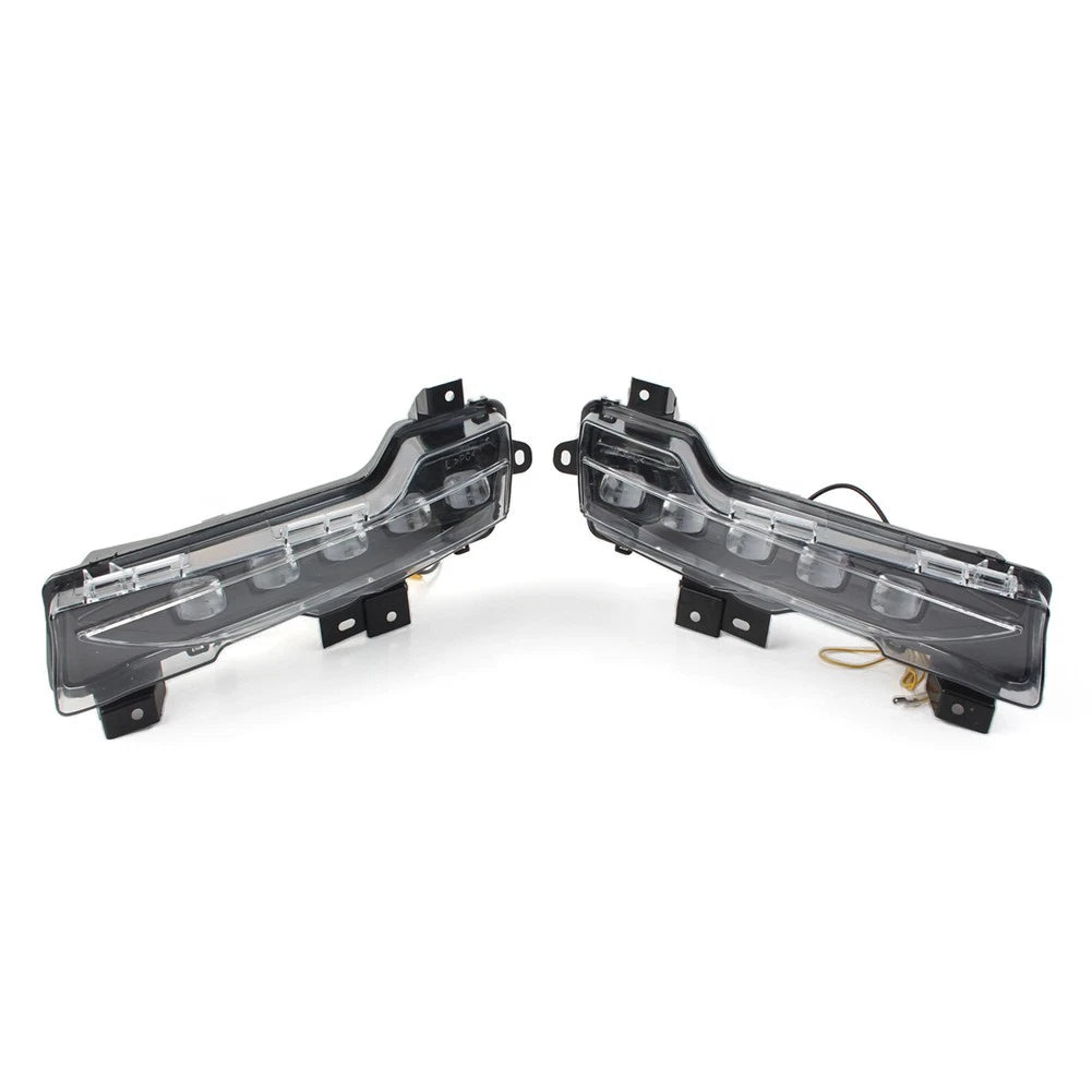 Set of 2 Fog Daytime Running DRL Turn Signal Lights for Tesla Model 3 (2017–2023) Model Y (2019–2024)