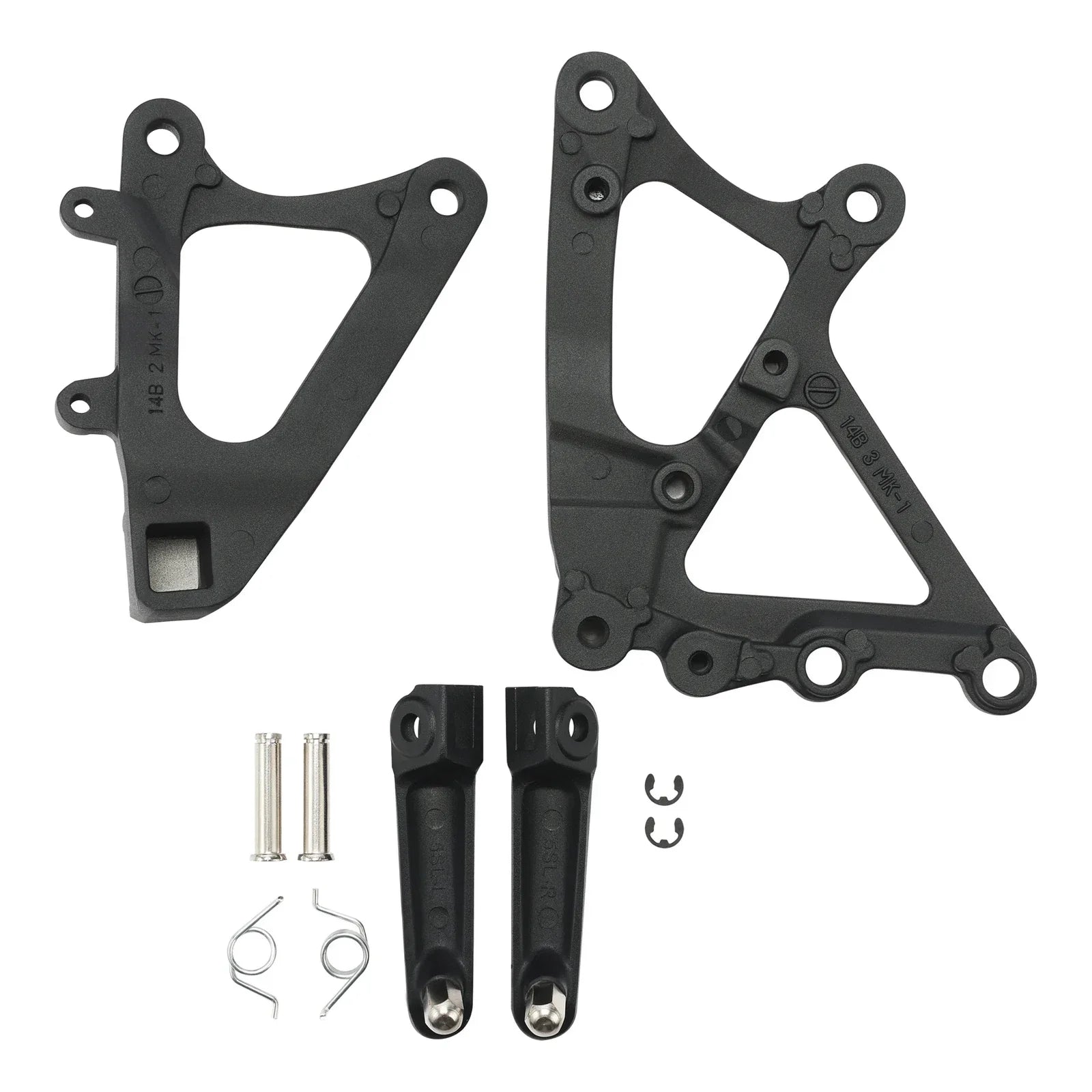 Driver & Passenger Footrests Pegs for Yamaha YZF R1 (2009-2014)