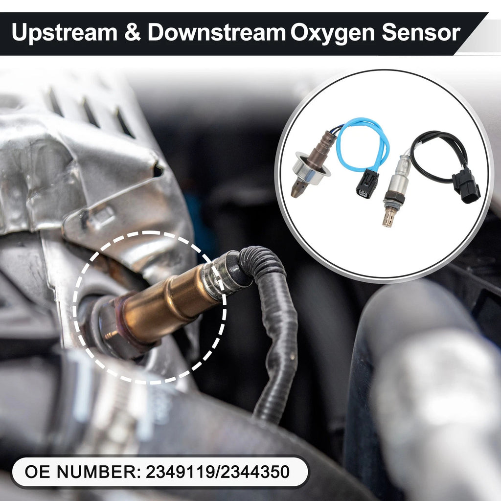 Set of 2 Upstream Downstream Oxygen Sensors for Honda Civic 1.8L L4 (2012–2015) No. 2349119