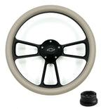 Steering Wheel Cover Black Replacement for Toyota Hilux (2005–2015)