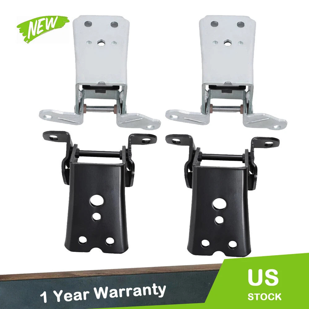 Set of 2 Body Door Hinges for Ford F150 F250 F350 (1980–1997) Black Steel