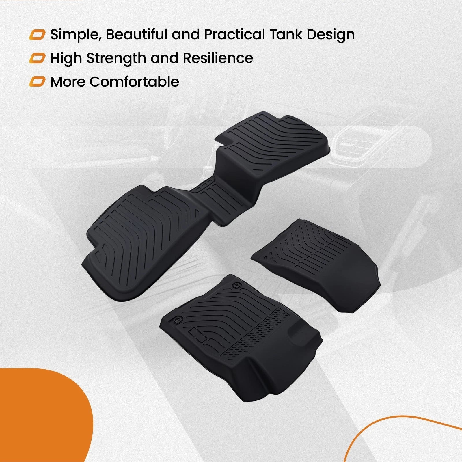 All-Weather Floor Mats for Honda Civic/Integra (2022-2026)