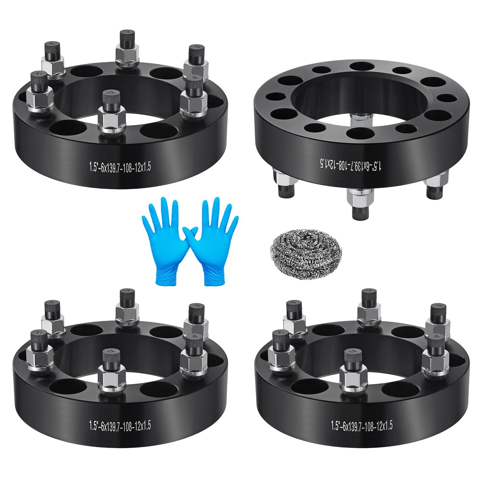 1.5" 6x5.5 6x139.7 Wheel Spacers for Hummer H3 (2006–2010)