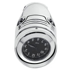 Chrome 1 1/4" Handlebar Mount Clamp Clock for Harley Dyna Chopper