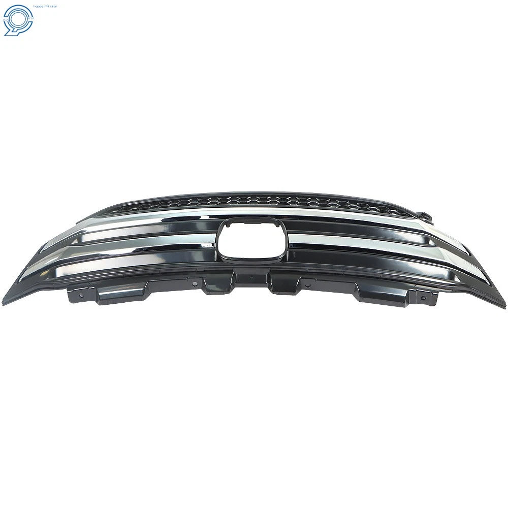 Front Upper Grille Assembly with Chrome Trim for Honda Pilot (2016-2018)