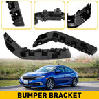 Set of 2 Front Bumper Retainer Brackets for Honda Civic Sedan (2016–2021)