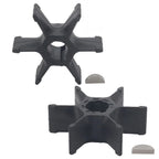 Water Pump Impeller & Key for Yamaha Outboard 40 HP (2 Stroke) (6F5-44352-00)