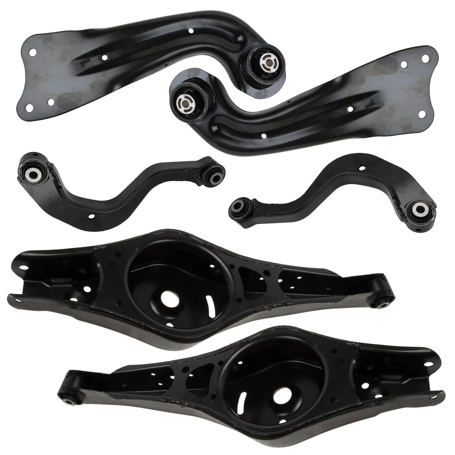 6pc Rear Control Trailing Arm Kit for Audi A3 TT Q Eos Golf R GTI Jetta R32