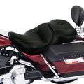 Black Rider & Passenger Seat for Harley Touring Electra Glide FLHT (1997–2007)