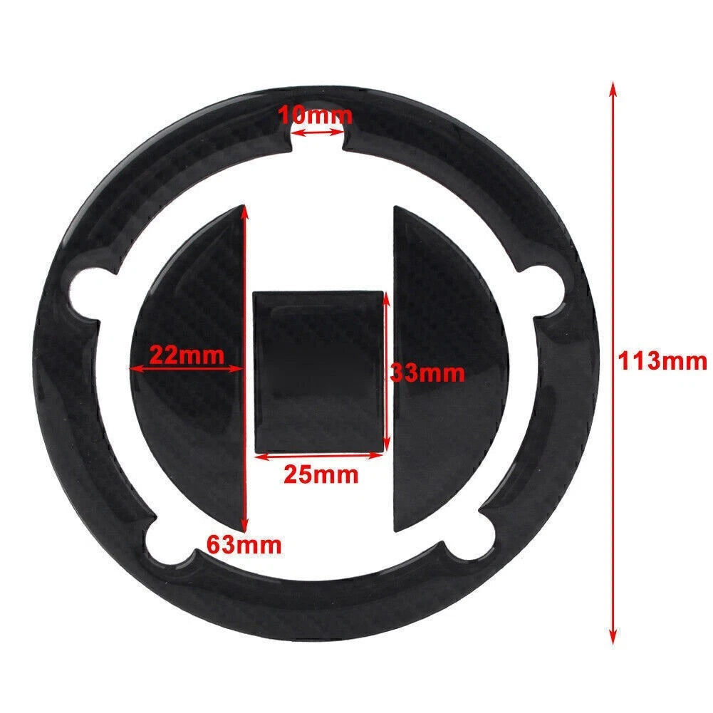 3D Tank Pad Decal for Suzuki GSXR 1000 750 600 (2001–2023)