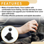 5 Speed Gear Shifter Knob with Cover for Audi A3 (2008–2013)