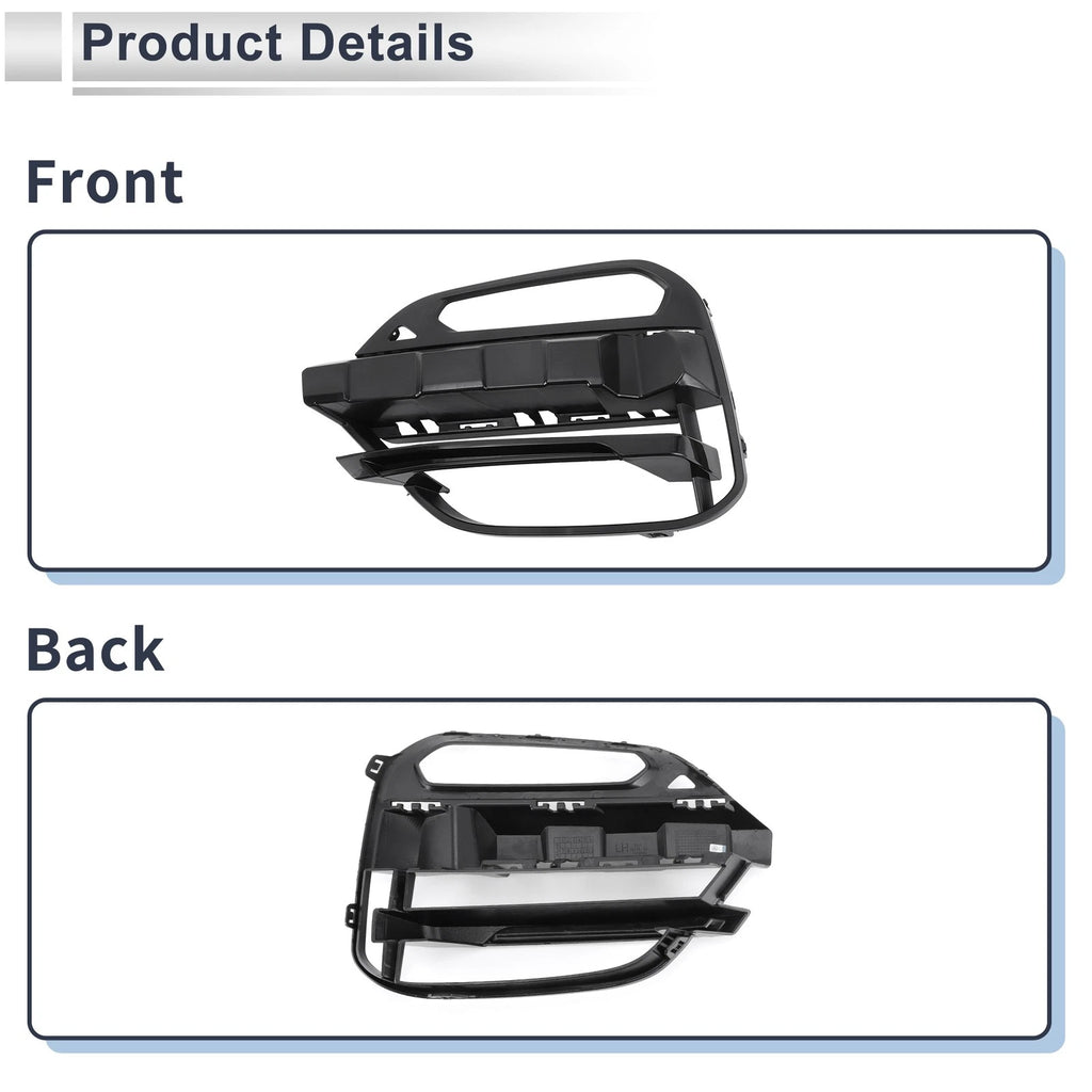 1 Pc Fog Light Grill for BMW X3 (2018–2021) No. 51117422945