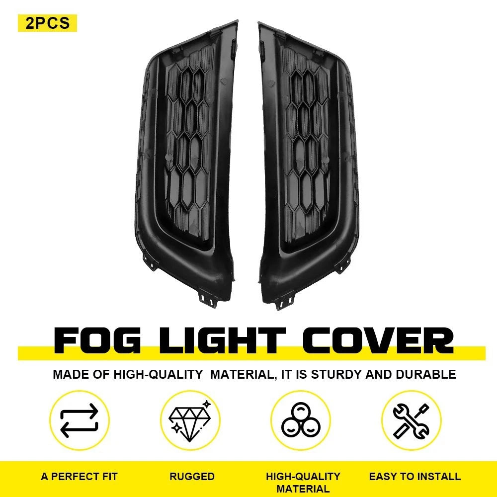 Set of 2 Fog Light Lamp Grill Covers for Honda CR-V (2017–2019)