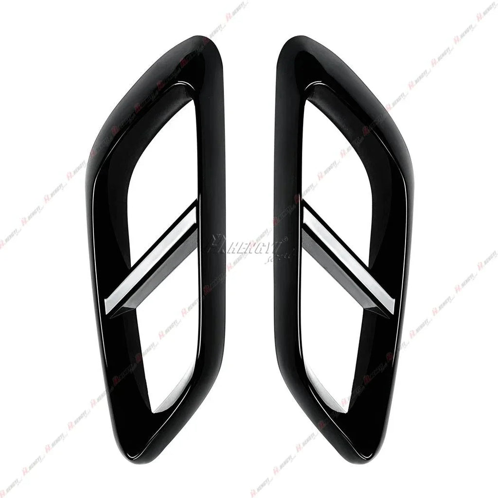 Gloss Black Rear Exhaust Tip Cover for Mercedes E-Class AMG-Line Sedan