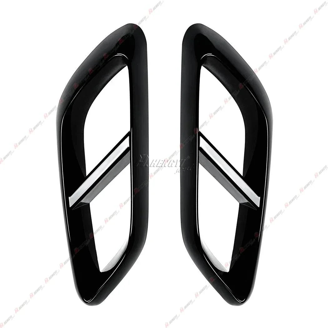Gloss Black Rear Exhaust Tip Cover for Mercedes E-Class AMG-Line Sedan