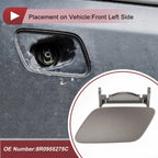 Front Left Washer Nozzle Cover Cap for Audi Q5 (2013–2017) 1Pcs Brown