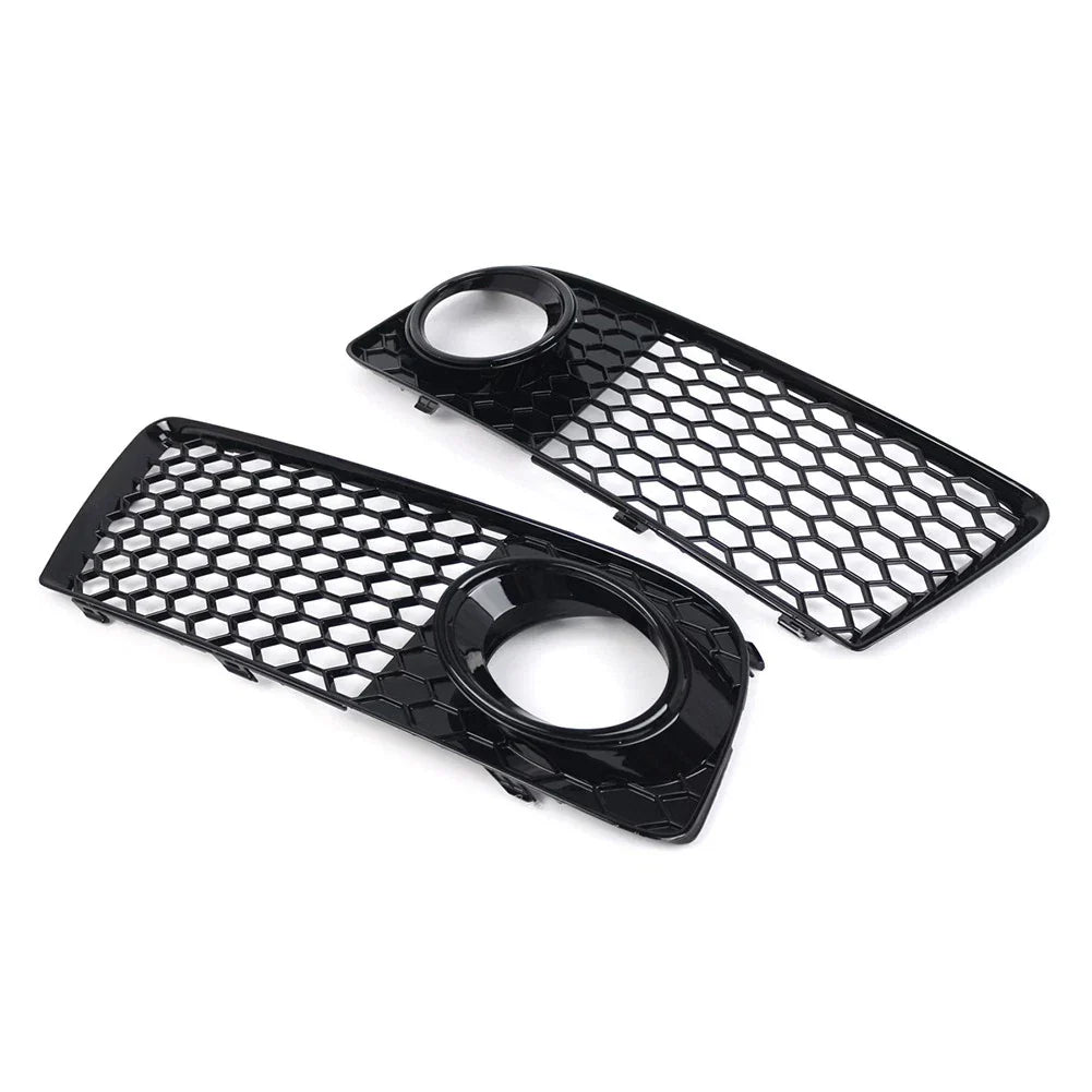 Glossy Black Honeycomb Fog Light Grille for Audi TT (2009-2014)