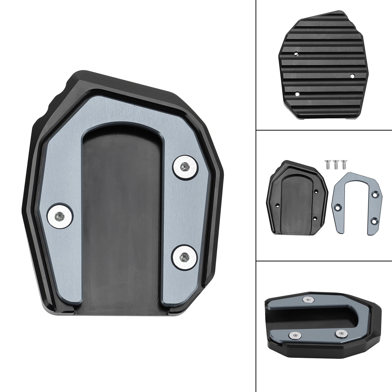 Kickstand Enlarger Plate Pad for Kawasaki Vulcan S 650 VN650 (2015–2021)