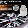 Wheel Lock Lug Nut for Volkswagen Touareg (2004–2017) 534