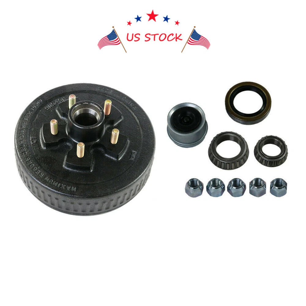 Electric Trailer Brake Hub Drums for 3500 lb Axle (5 on 5")