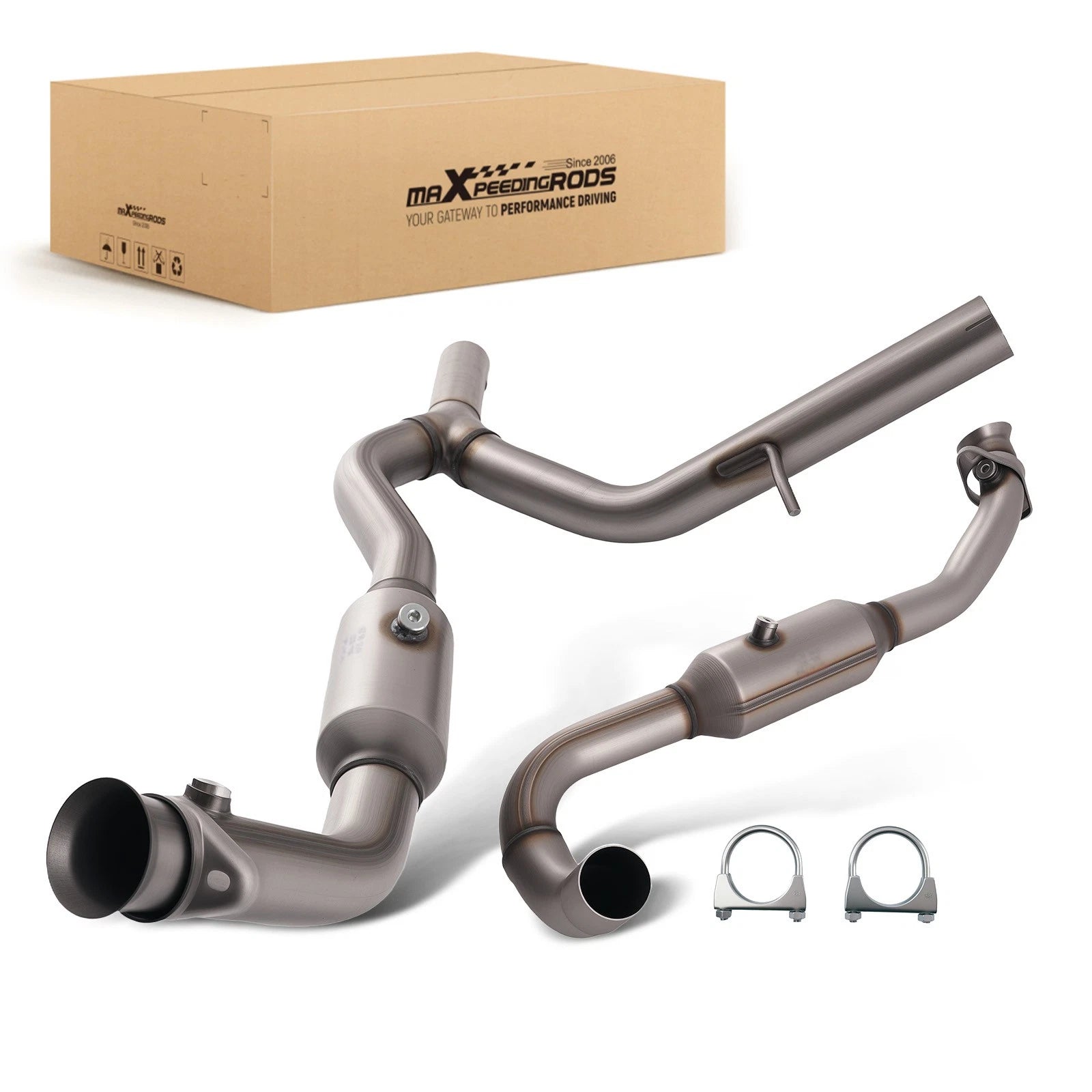 Set of 2 Catalytic Converters for Ford F150 5.4L V8 (2006–2008)