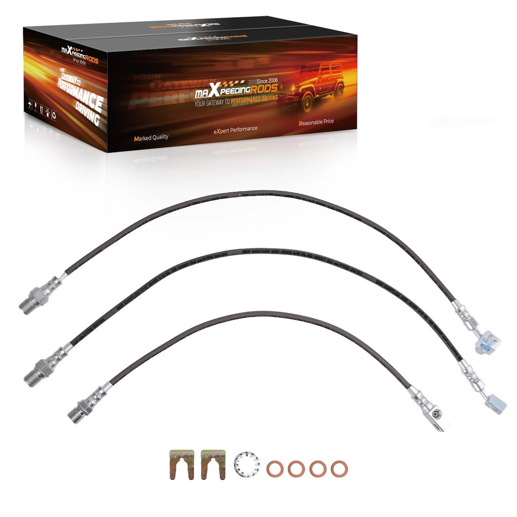 Set of 2 Brake Lines for Chevrolet K5 Blazer GMC Jimmy (1971–1991)