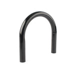 Black Stainless Steel Rear Seat Hoop Loop Frame Trim for Universal Cafe Racer