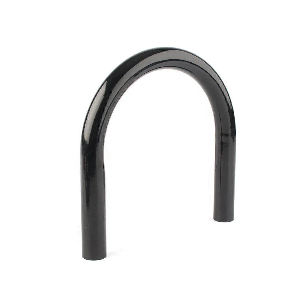 Black Stainless Steel Rear Seat Hoop Loop Frame Trim for Universal Cafe Racer