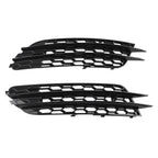 Pair Front Bumper Fog Grille Cover for Audi A6 C7 (2012–2015) 4G0807681