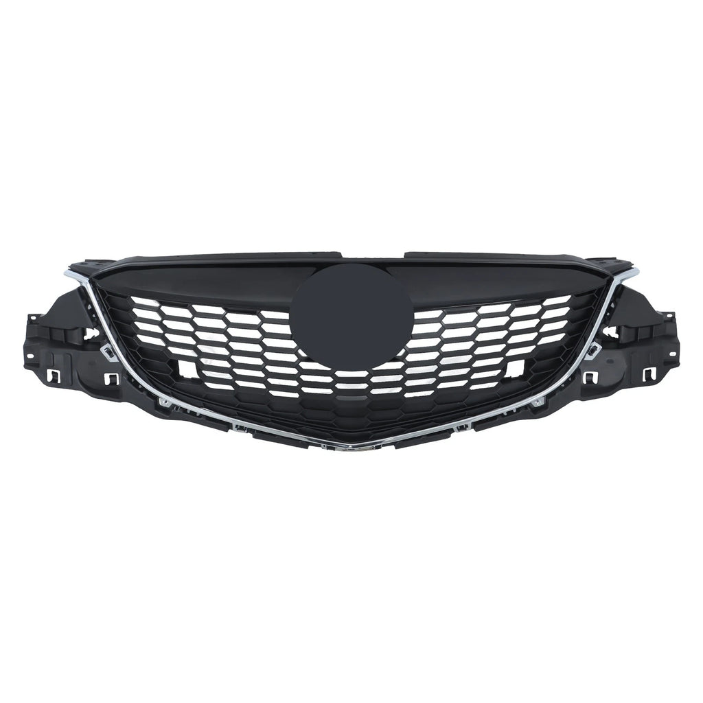 Front Bumper Upper Grille for Mazda CX-5 (2013–2015) Black Chrome