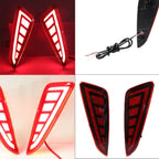 2X LED Rear Bumper Lights Taillights for Toyota CHR (2017–2018)