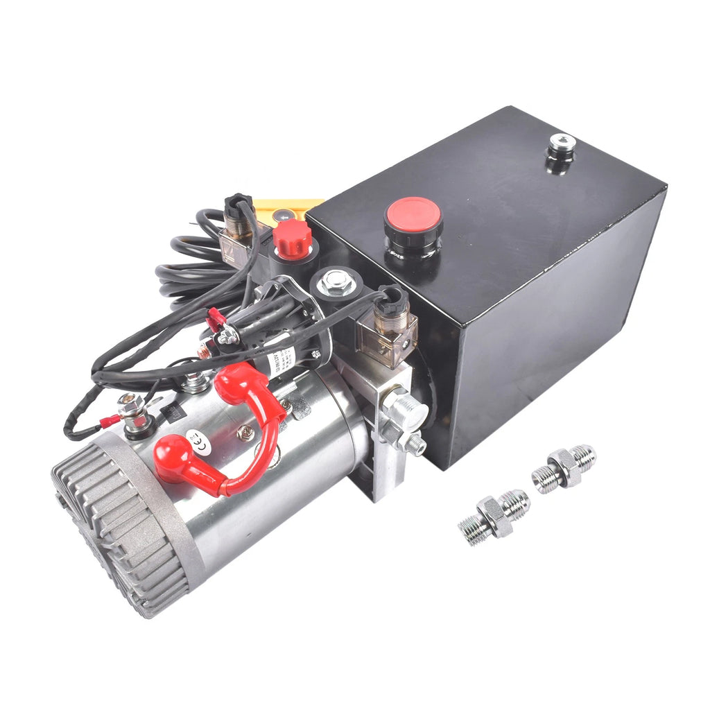 2X 12V 2.1HP Hydraulic Pump for Dump Trailer (YYYY–YYYY)