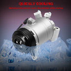 A/C Compressor with Clutch for Nissan Maxima Pathfinder (2009-2013)
