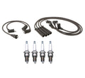 Denso 7mm Wire Set & 4 U-Groove Spark Plugs for 2.6L L4 (0.044)