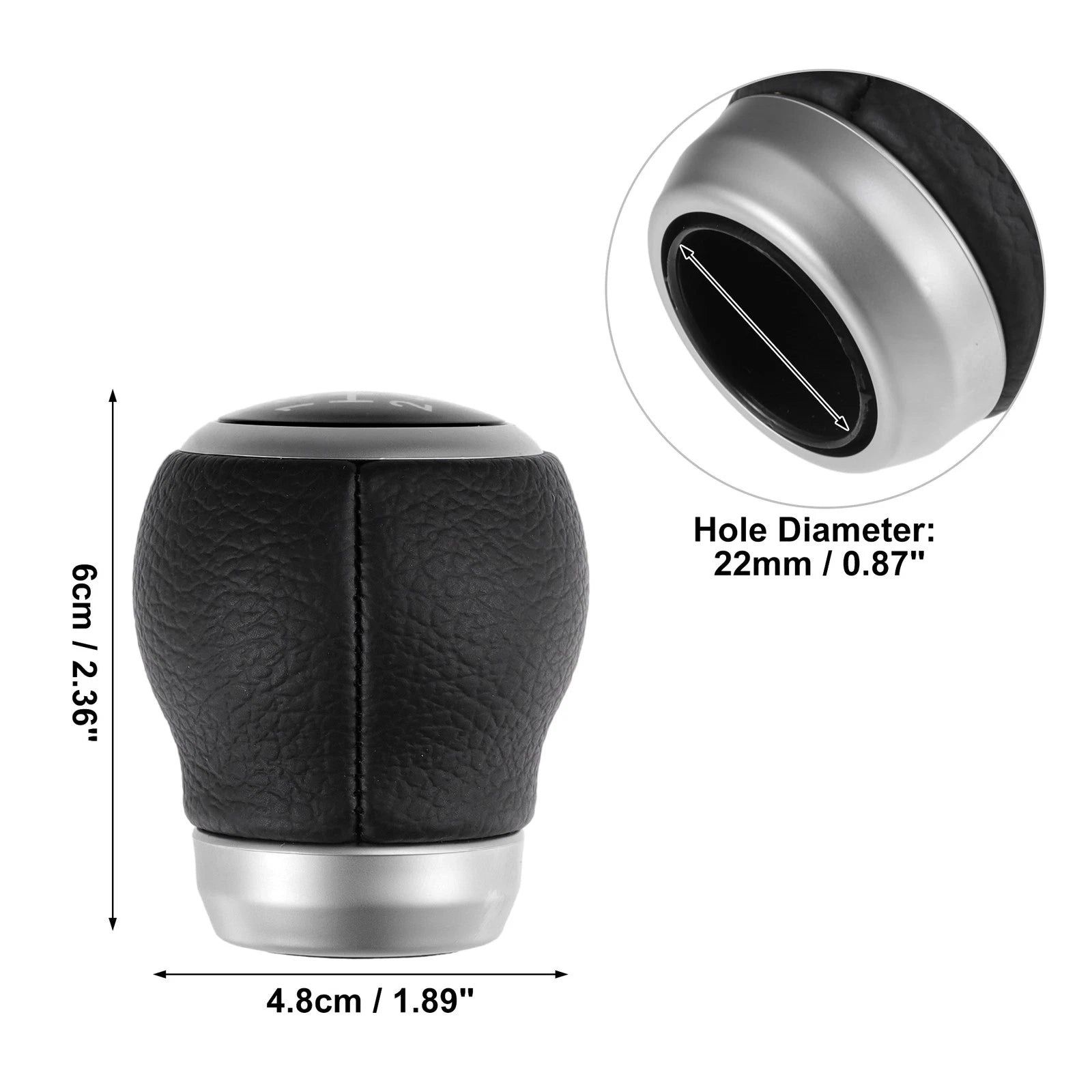 6 Speed Manual Gear Shift Knob for Subaru Impreza WRX STI (2008–2021)