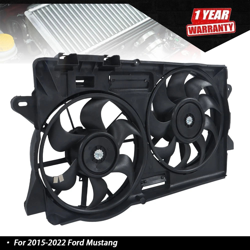 Dual Radiator Cooling Fan Assembly for Ford Mustang (2015–2022)