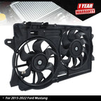 Dual Radiator Cooling Fan Assembly for Ford Mustang (2015–2022)