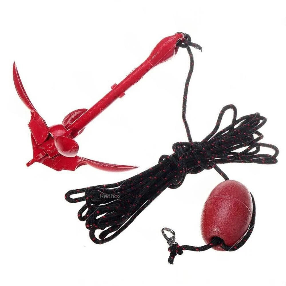Folding Anchor Buoy Rope Kit for Boat Kayak Canoe Fishing Sailboat Jet