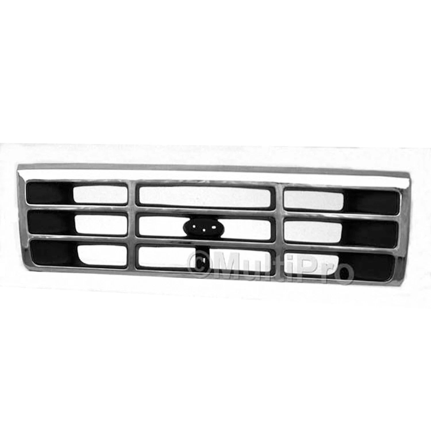 Front Grille Replacement Black Chrome Plastic for Jeep Grand Cherokee (2011–2021)